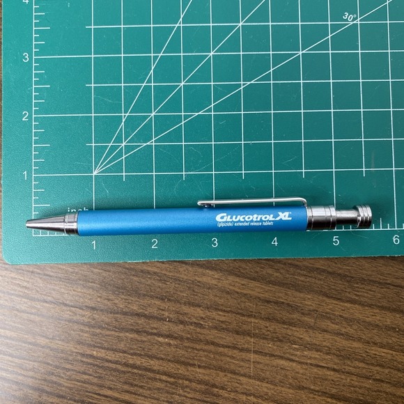 Rare Glucotrol XL Heavy Metal RX Rep Pen Writes - Picture 4 of 8
